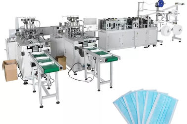 Cina Tiga Lapisan Non Woven Earloop Mask Membuat Mesin pemasok