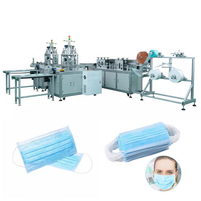 Tiga Lapisan Non Woven Earloop Mask Membuat Mesin 0