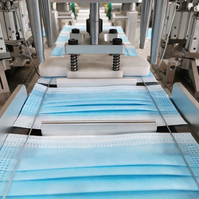Mesin Pembuat Masker Wajah Non Woven Sekali Pakai Sepenuhnya Otomatis 0
